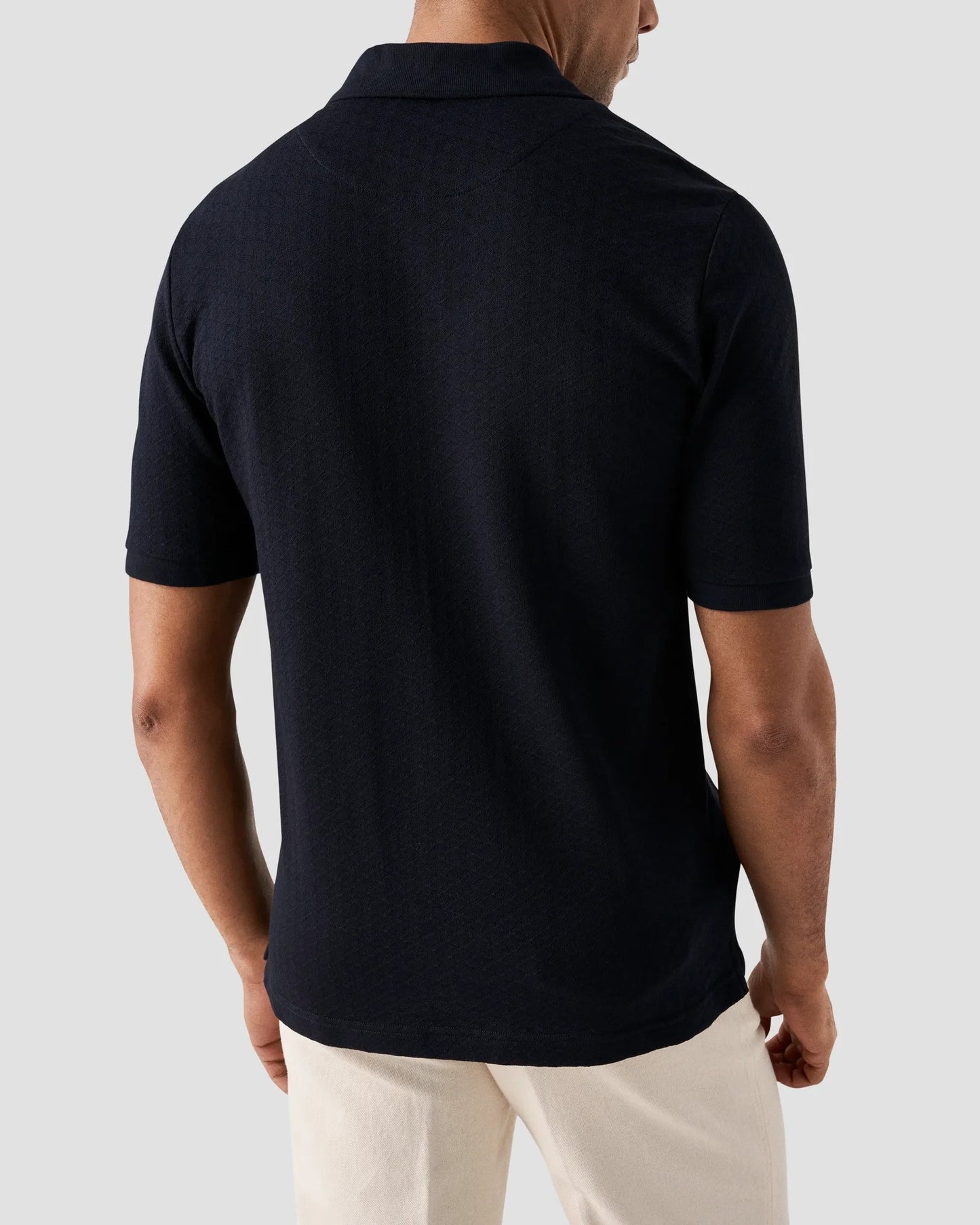 Eton | Polo en jacquard - Marine