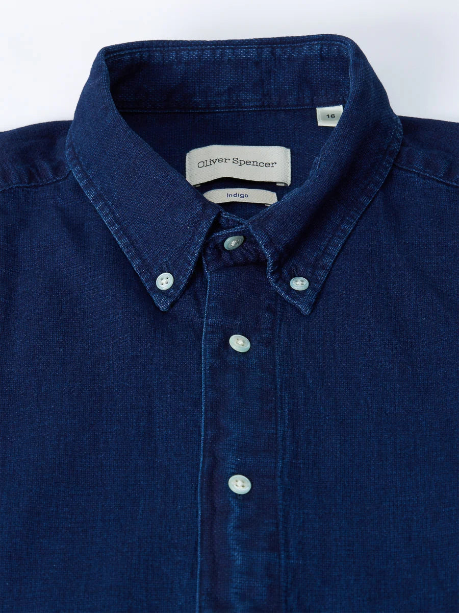 Oliver Spencer | Chemise Brook - Kildale Indigo Rinse