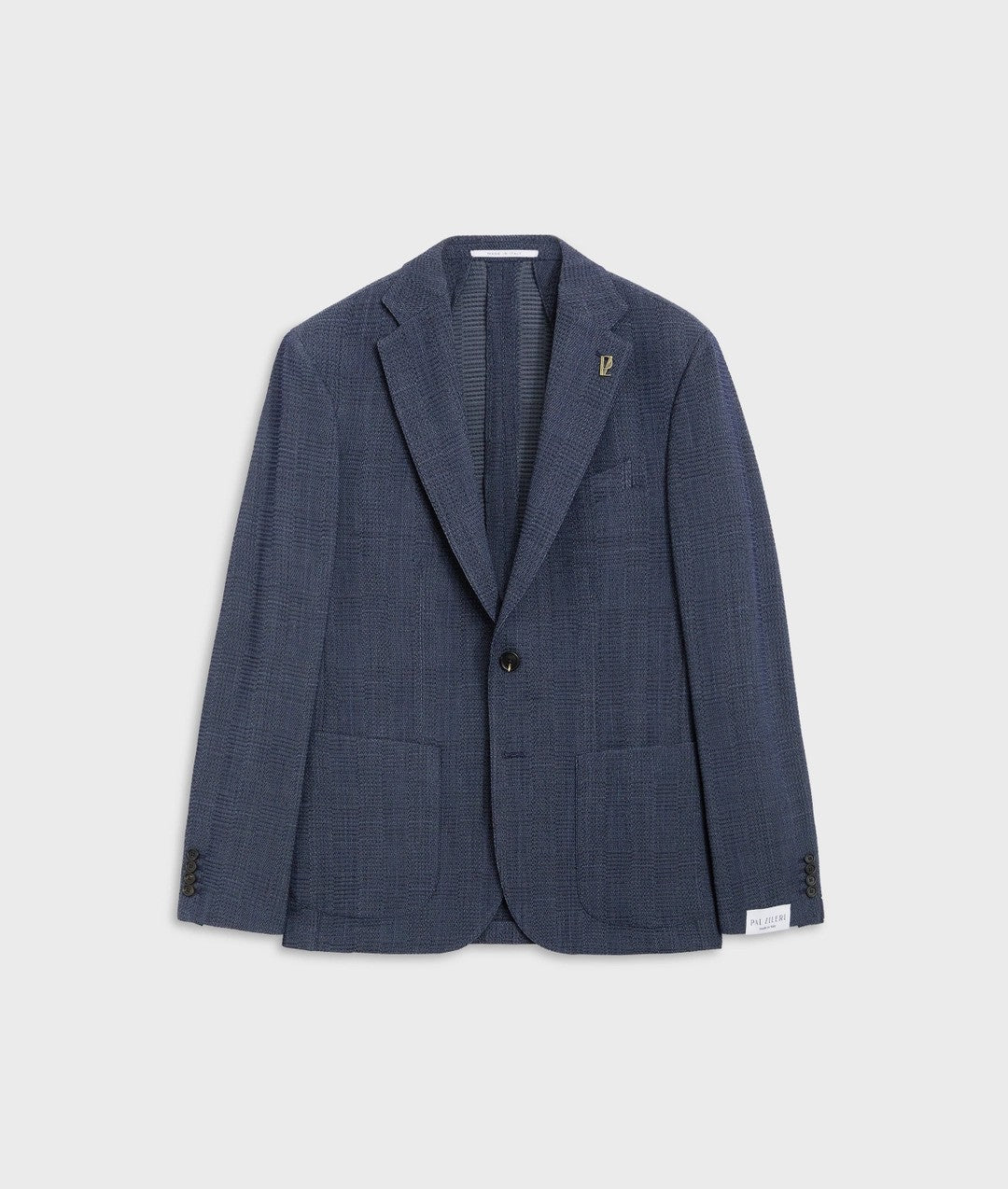 Pal Zileri | Veston texturé Baron - Mélange bleu