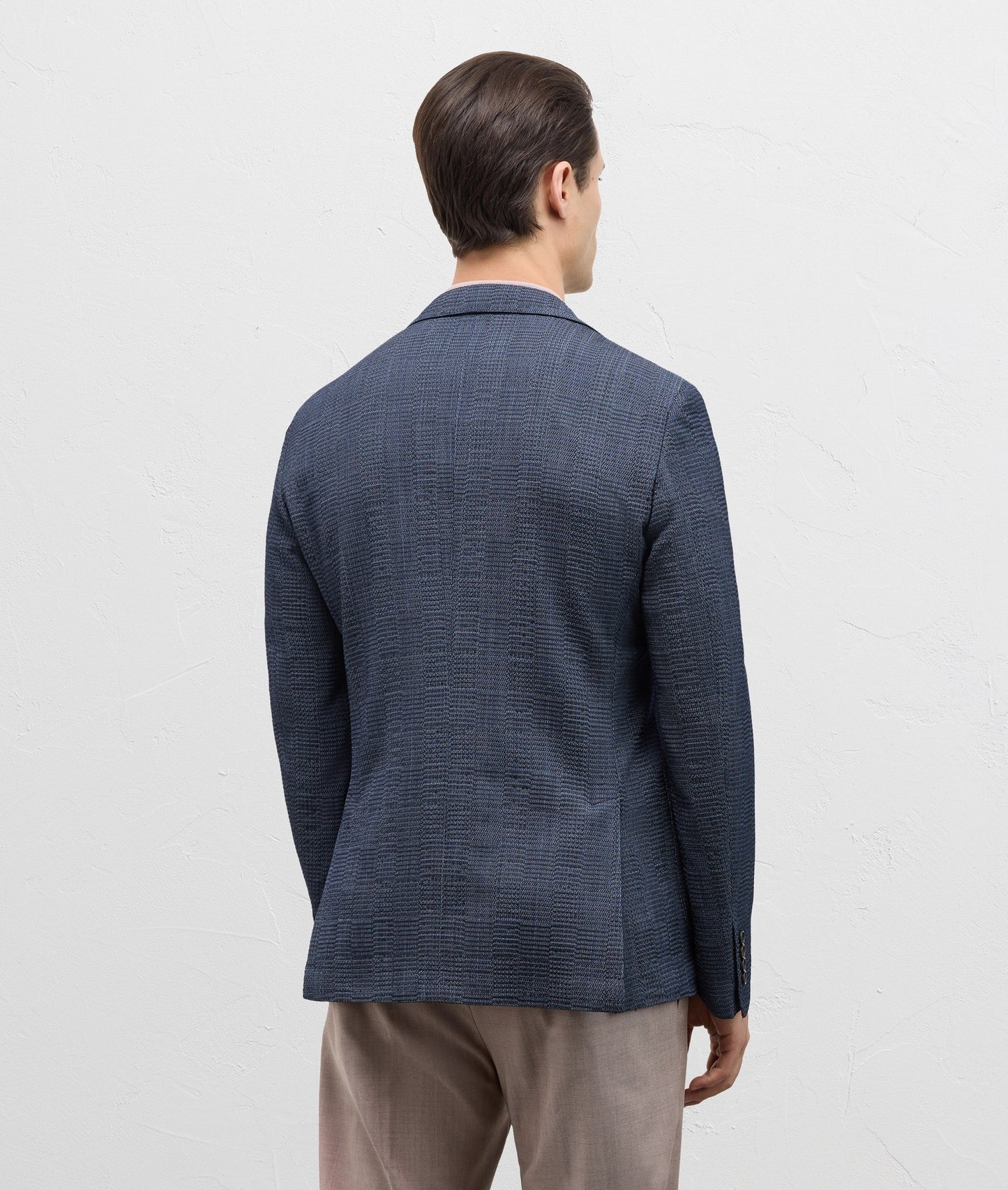 Pal Zileri | Veston texturé Baron - Mélange bleu