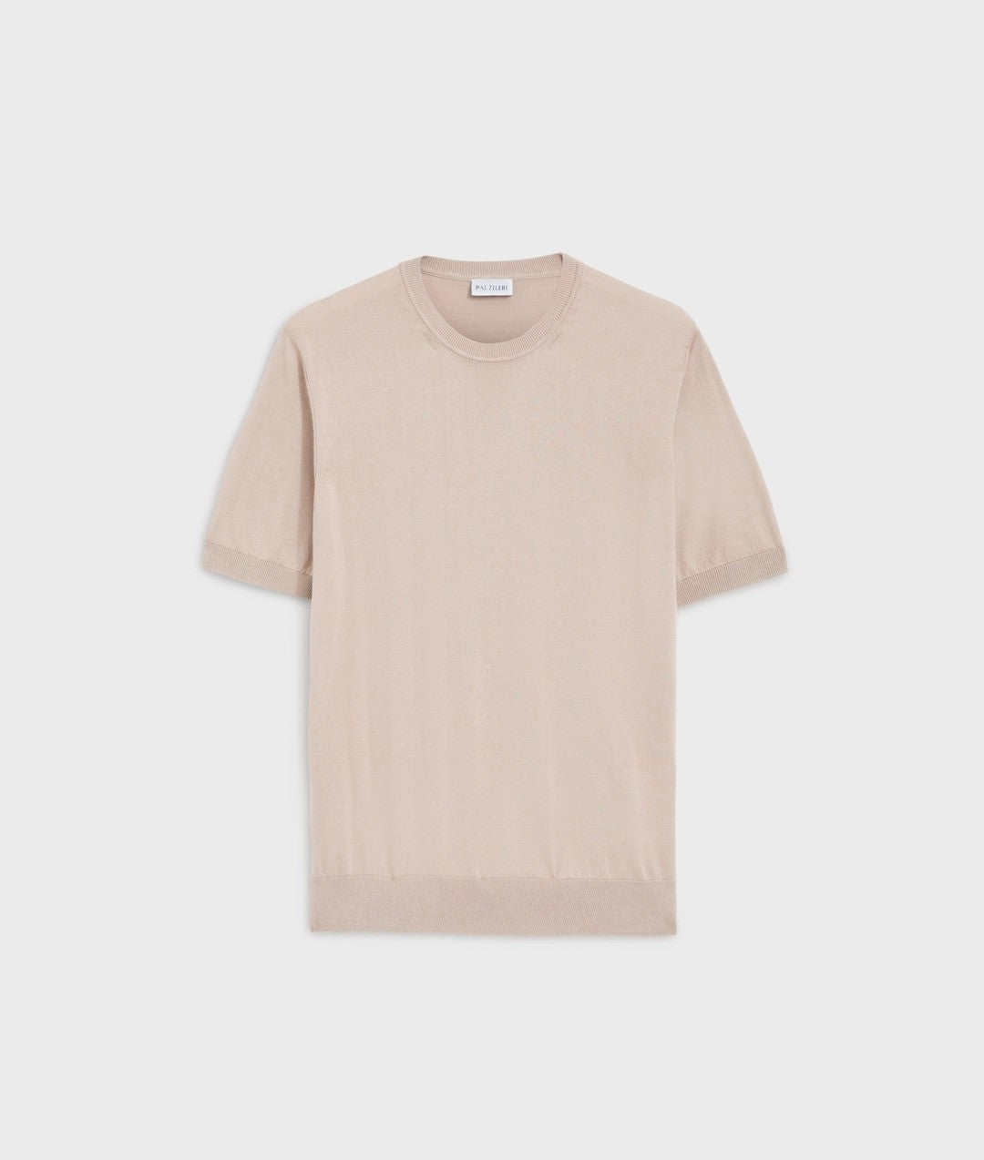 Pal Zileri | T-shirt ''Effortless'' en coton, soie et lyocell - Rose clair
