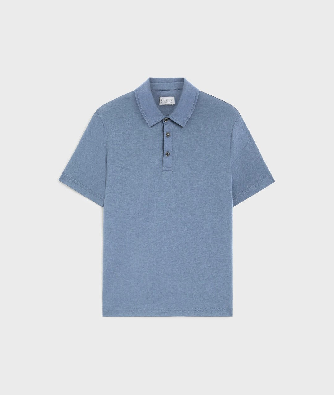 Pal Zileri | Polo en jersey de coton et lyocell - Bleu clair
