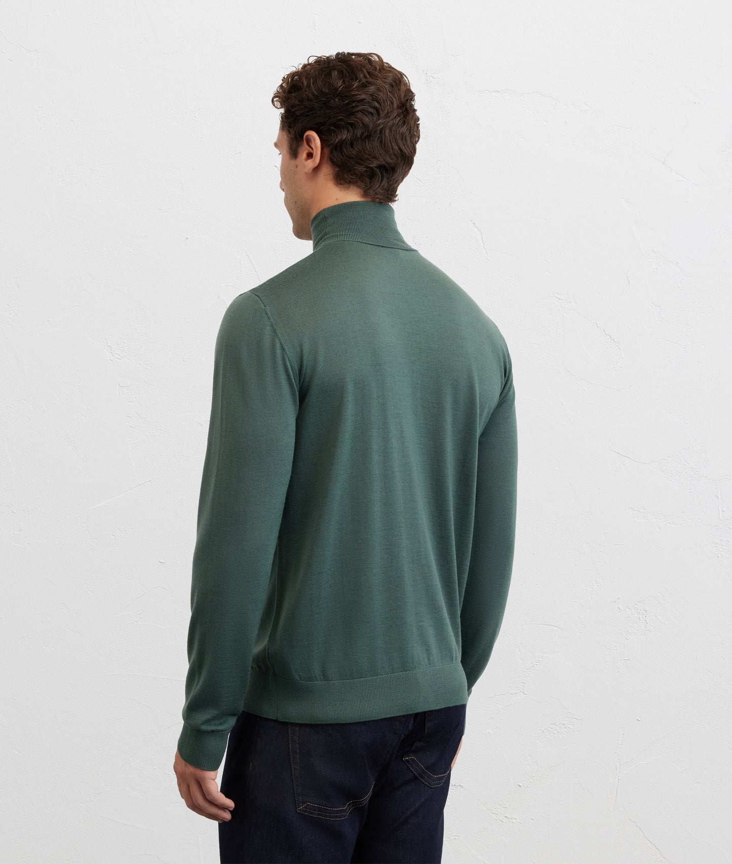 Pal Zileri | Pull à col roulé en laine coupe classique - Vert