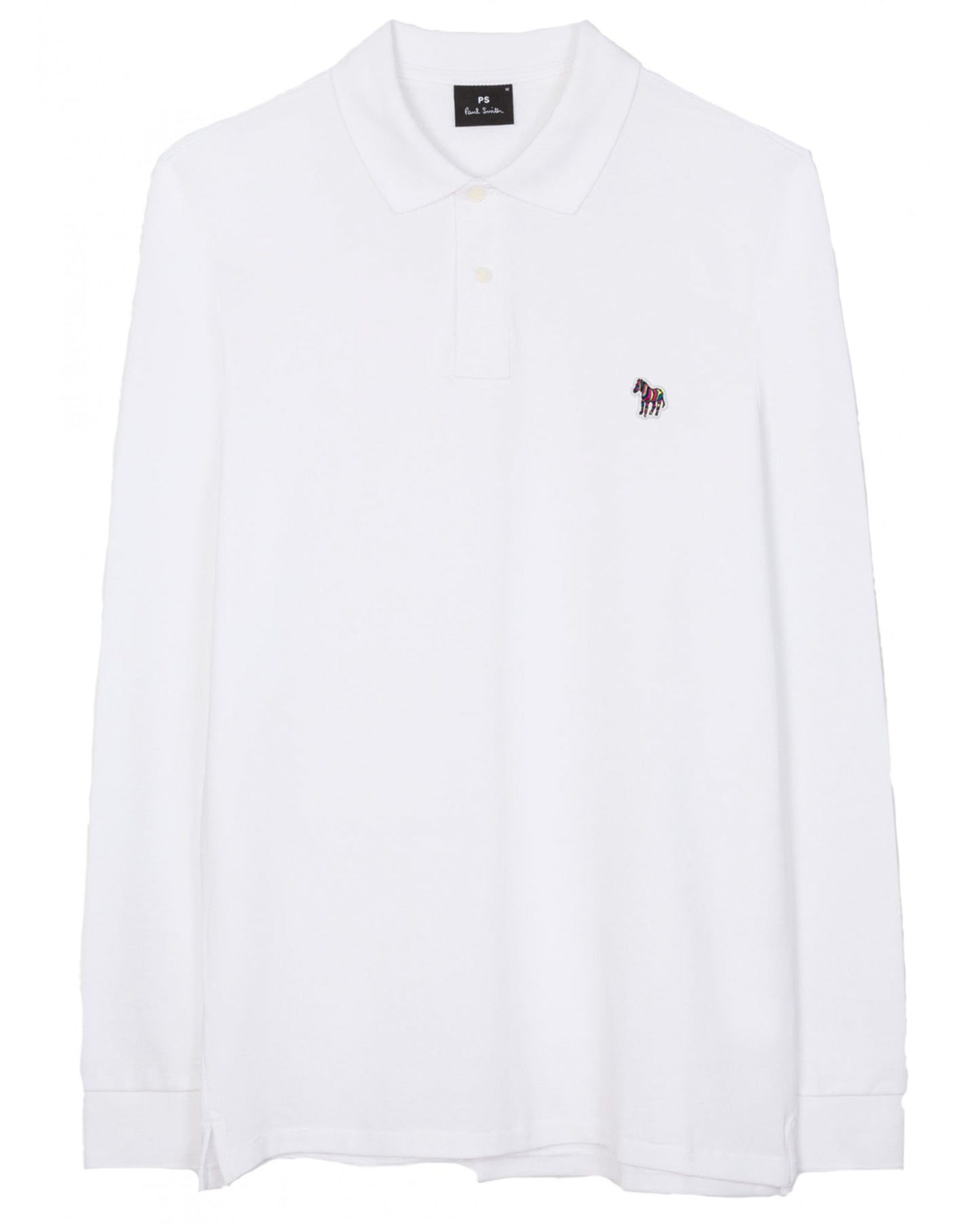 Paul Smith | Polo avec logo Zebra manches longues - Blanc