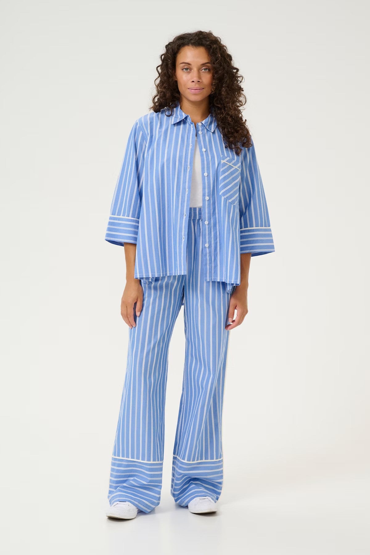 CULTURE | Chemise Lignée "PETRA" - Bleu