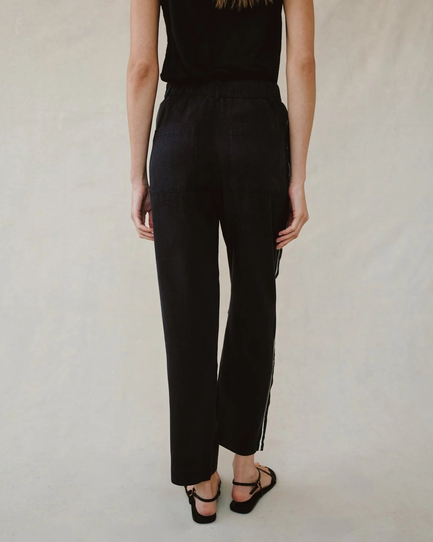 Bella Dahl | Pantalon ¨Piped¨| Noir