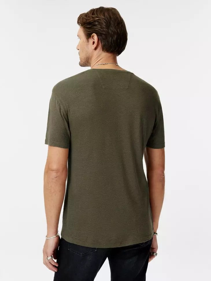 John Varvatos | Le t-shirt ''Chain skull'' - Vert olive
