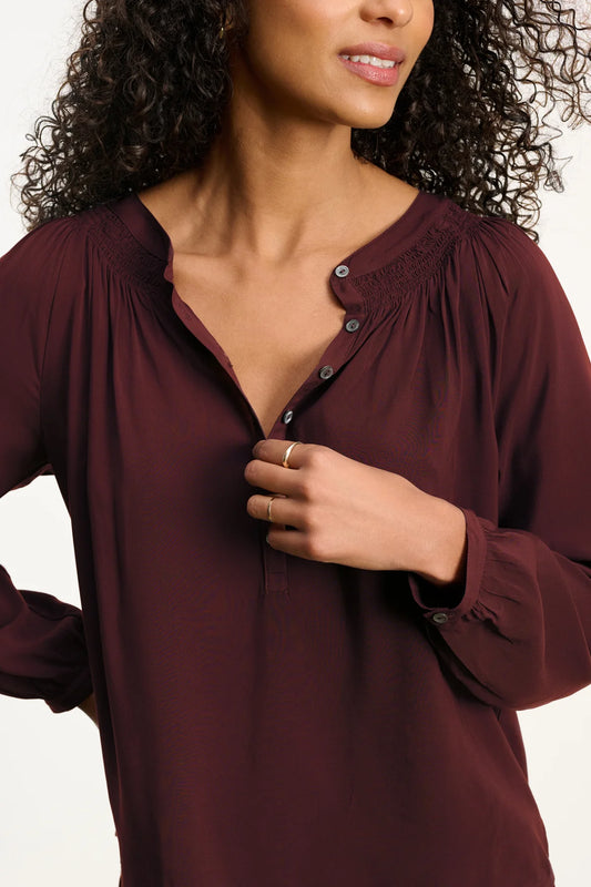 Velvet | Blouse "Aurelia" - Rouge