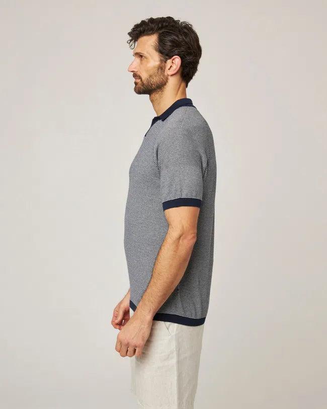 Peregrine | Polo décontracté "Lynton"- Marine