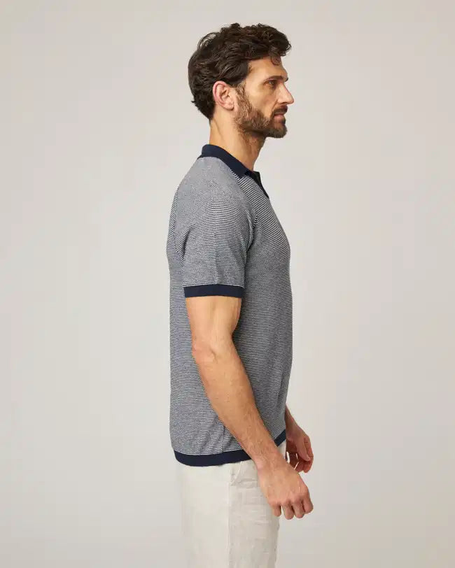 Peregrine | Polo décontracté "Lynton"- Marine
