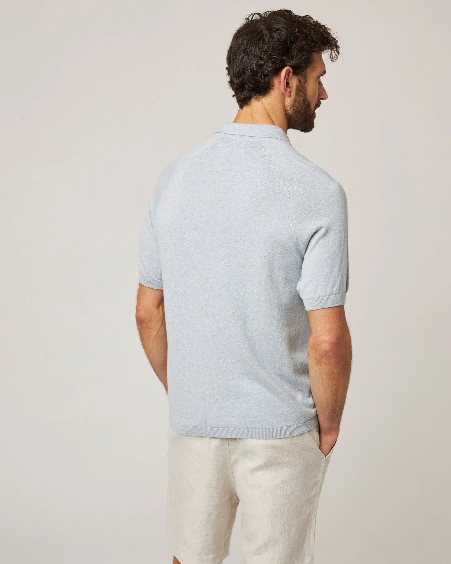 Peregrine | Polo décontracté "Jones"- Denim lavé