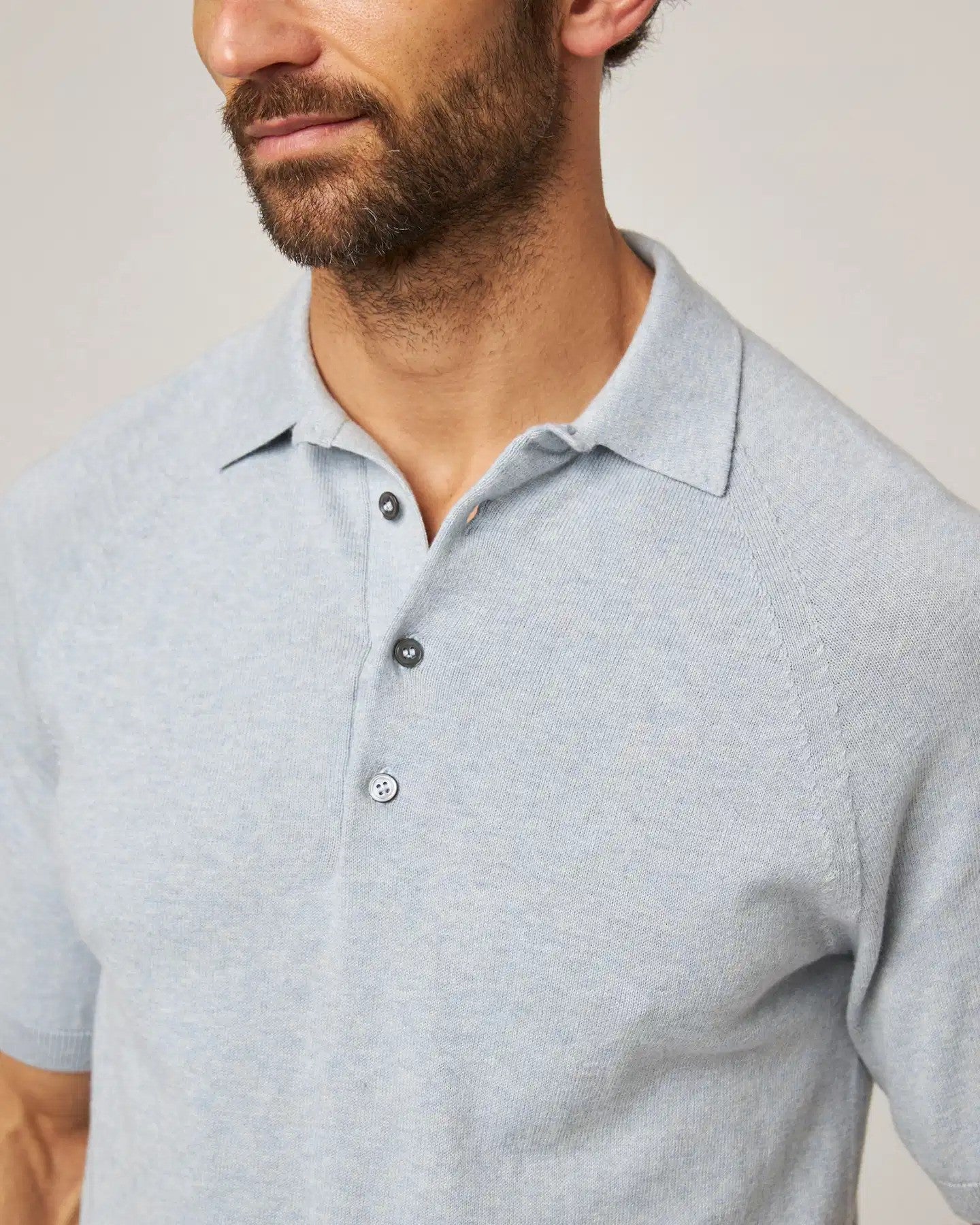 Peregrine | Polo décontracté "Jones"- Denim lavé