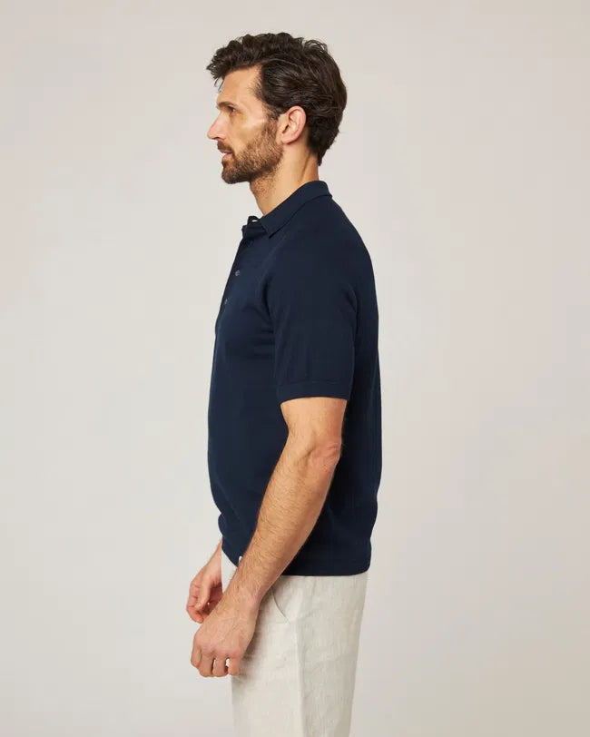 Peregrine | Polo décontracté "Jones"- Marine