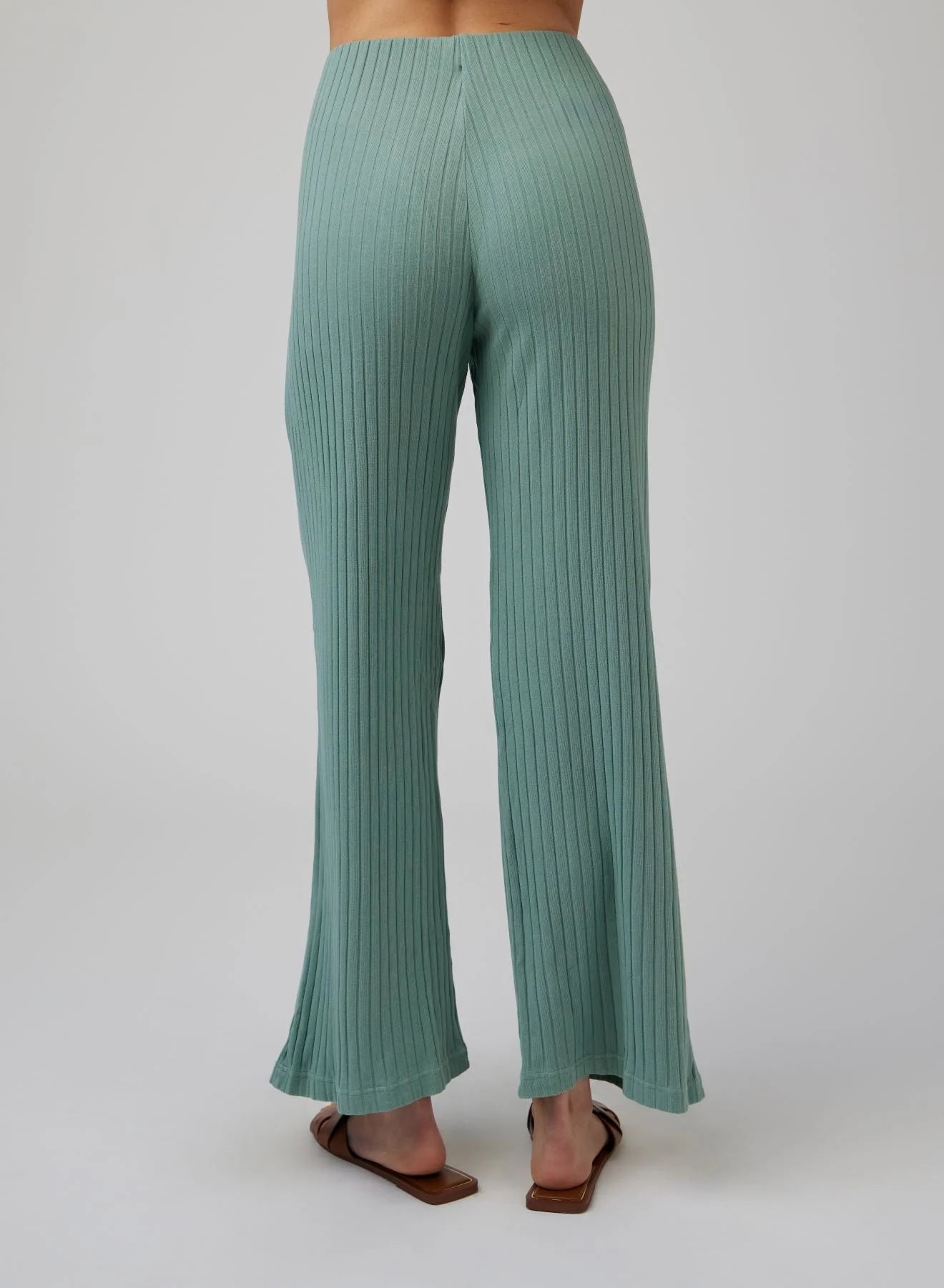BELLA DALH | Pantalon à jambe large - Sauge