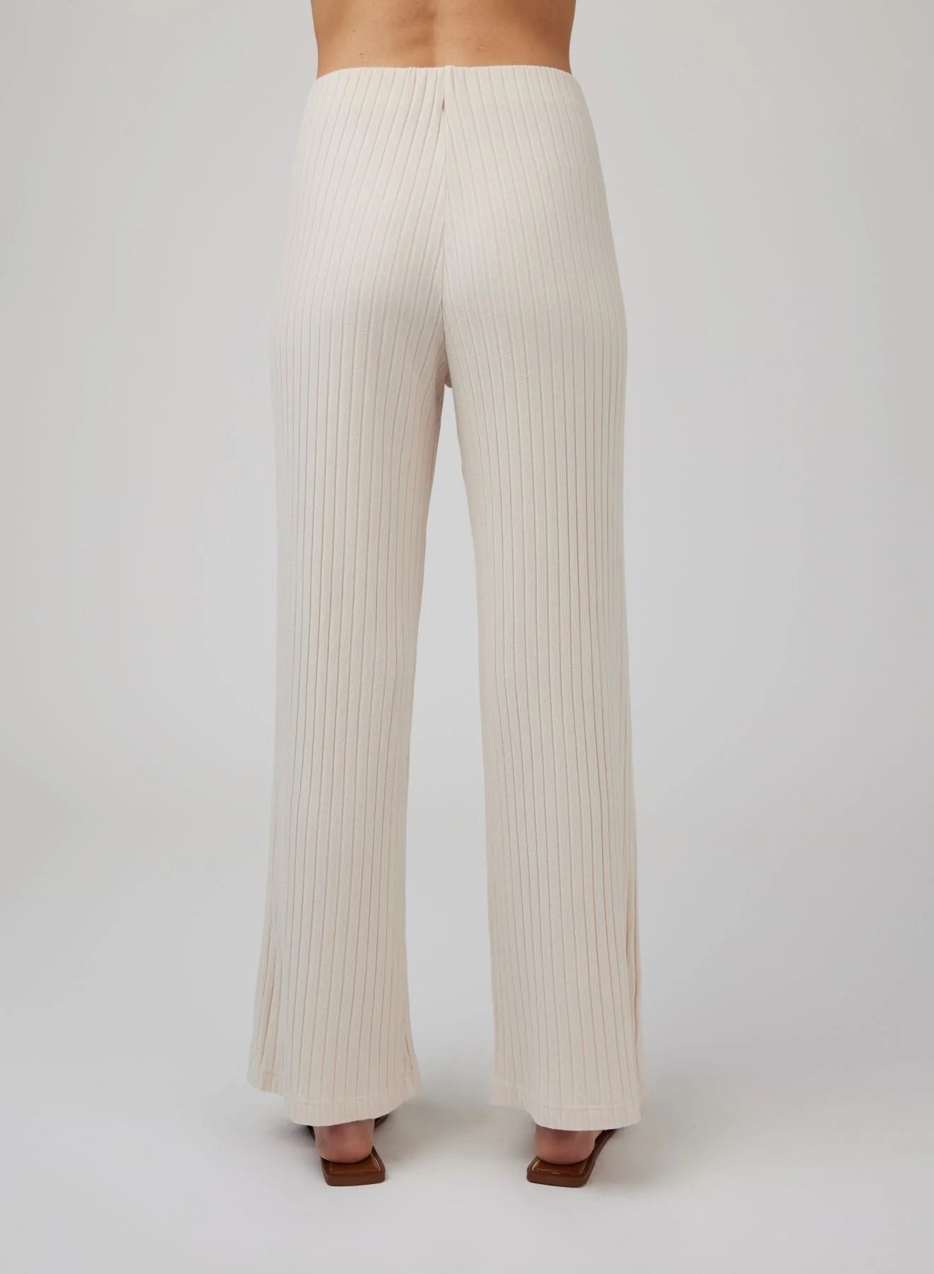 BELLA DALH | Pantalon à jambe large - Beige