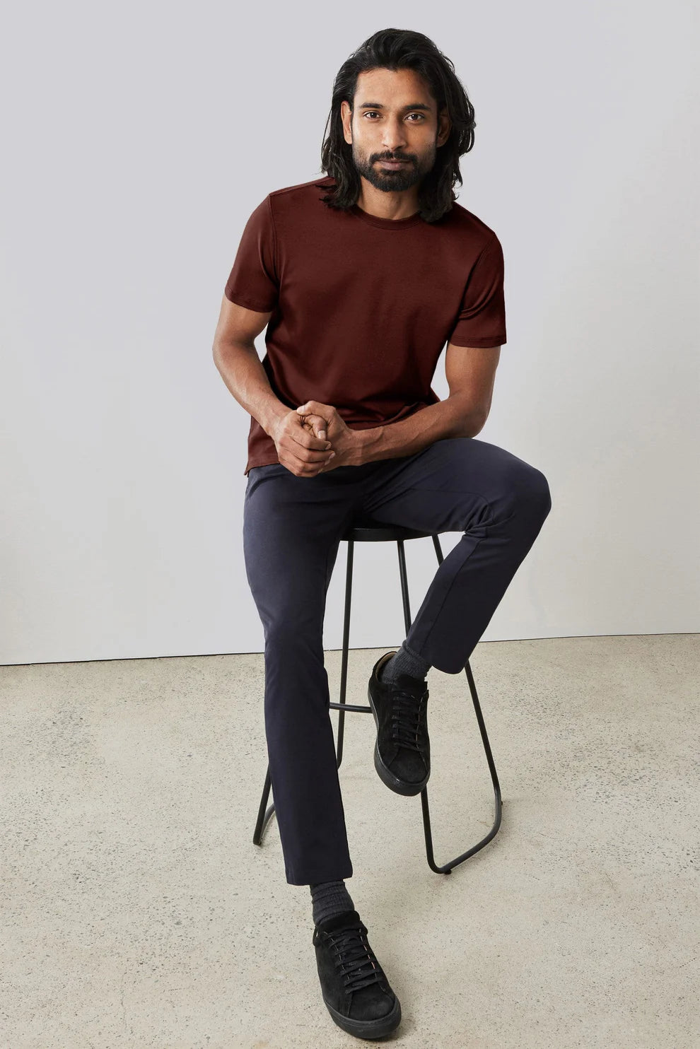Robert Barakett | Le t-shirt Barakett - Rouge foncé