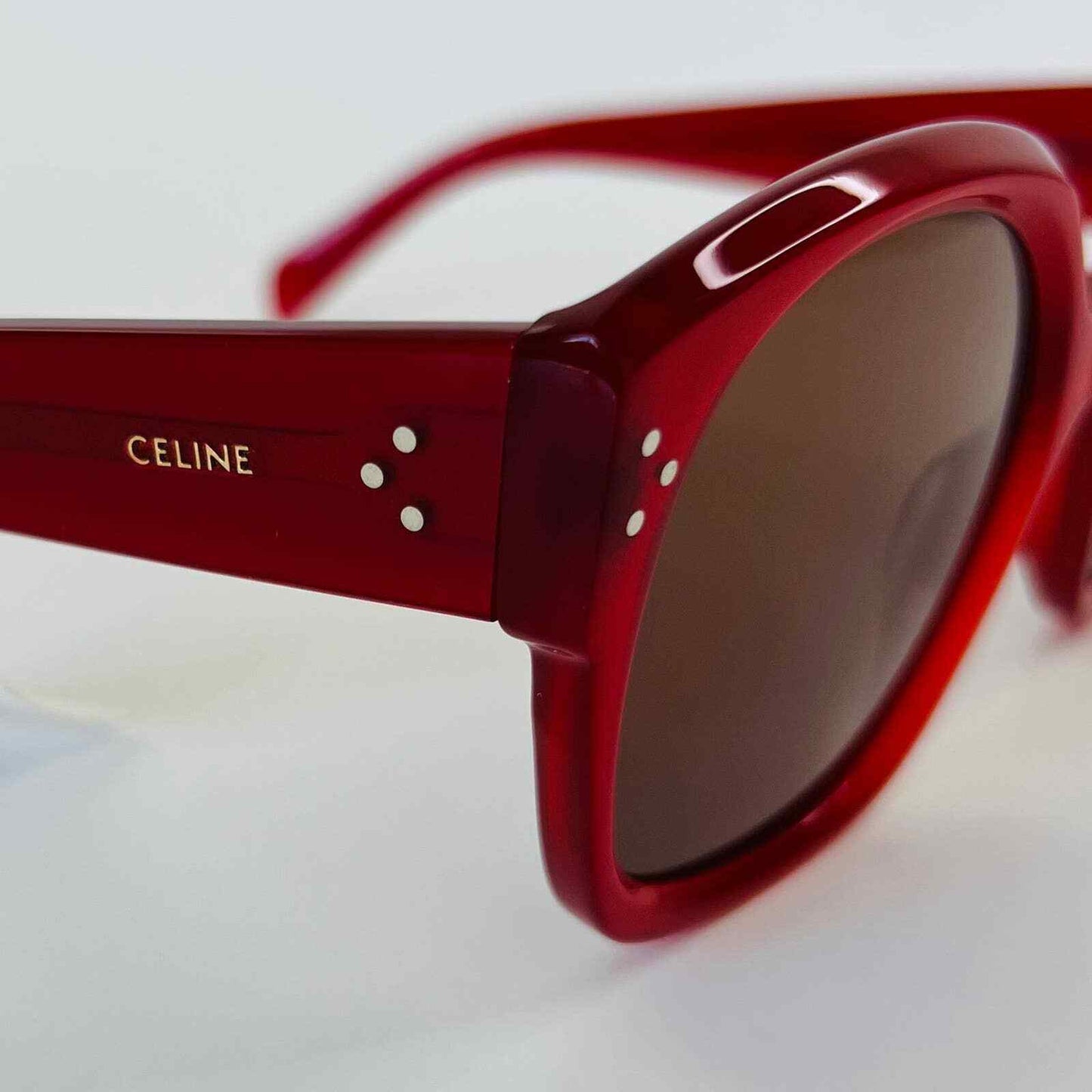 CELINE - LUNETTES DE SOLEIL - Oversized - Rouge