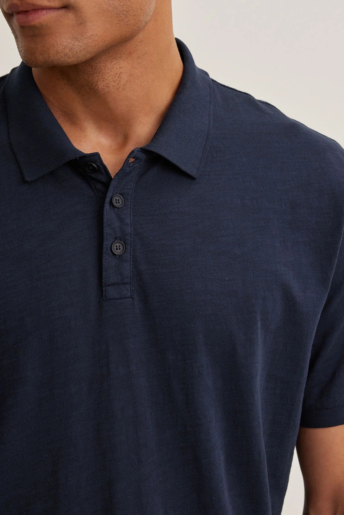 Velvet | Polo "NIKO" - Bleu Marine