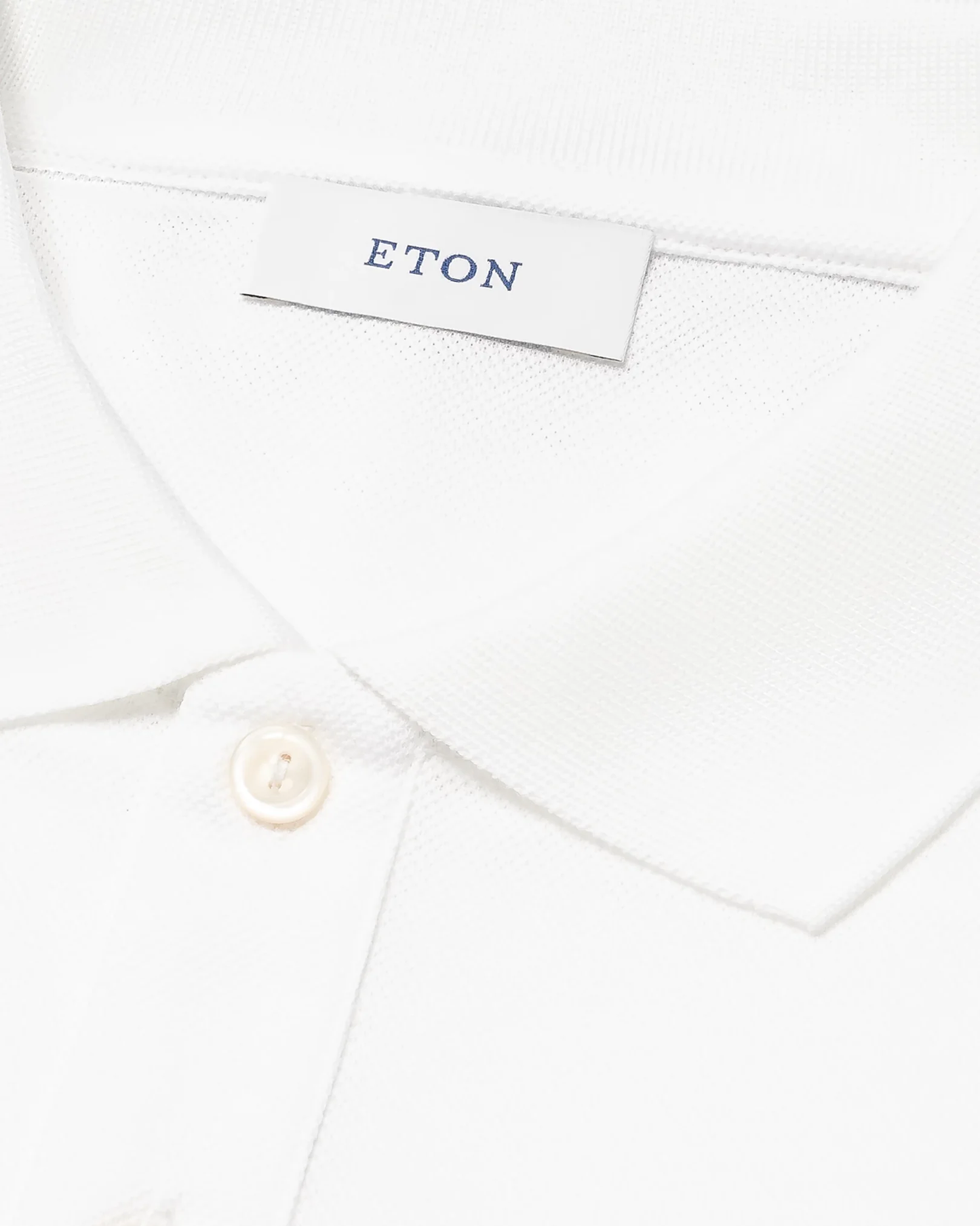 Eton | Le polo Piqué - Blanc