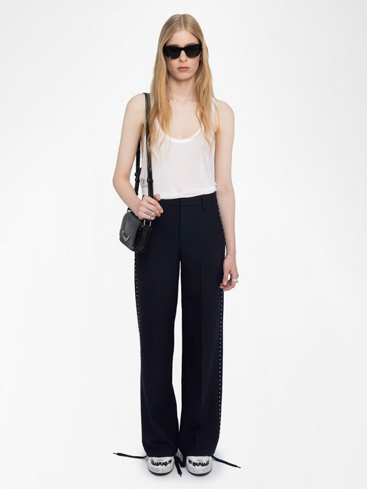 Zadig & Voltaire | Pantalon "Panol" - Bleu Marine