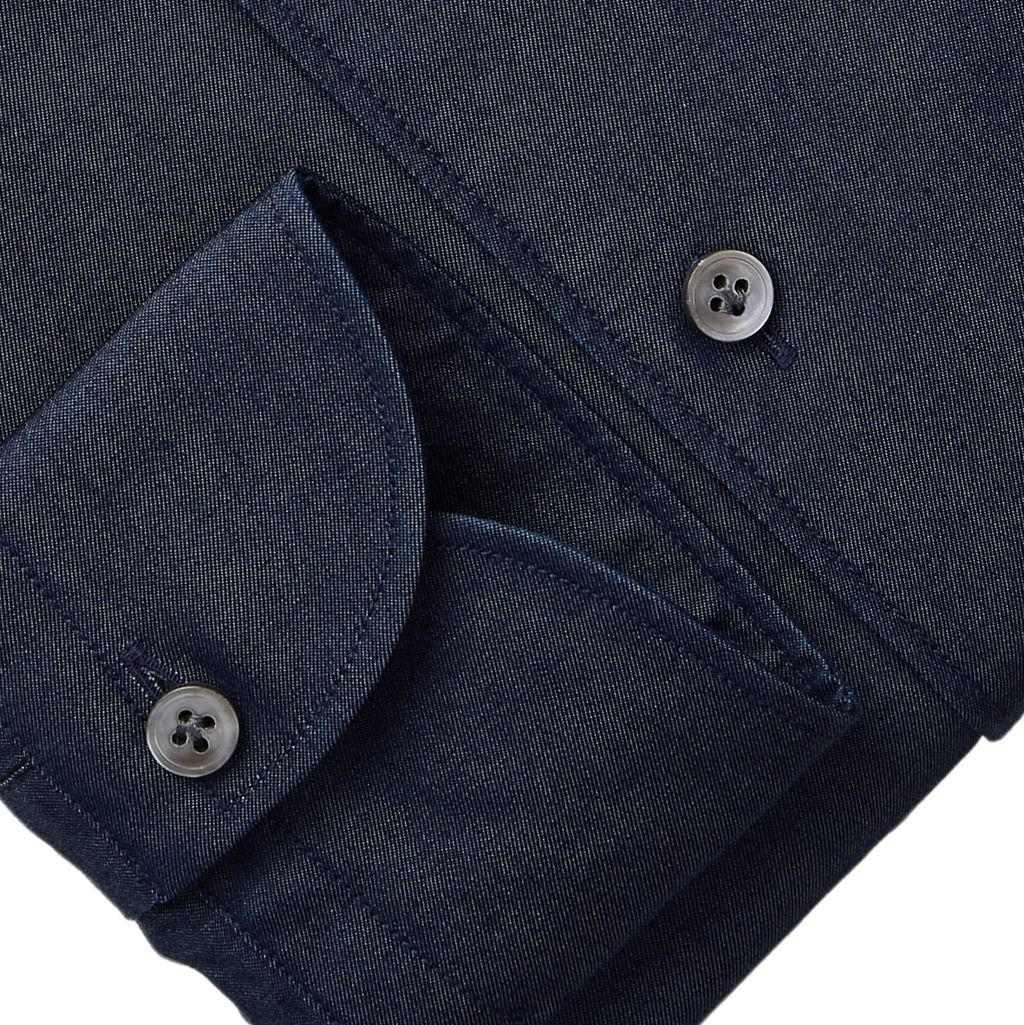 Emanuel Berg | La chemise en denim ''Fontelina'' - Marine foncé
