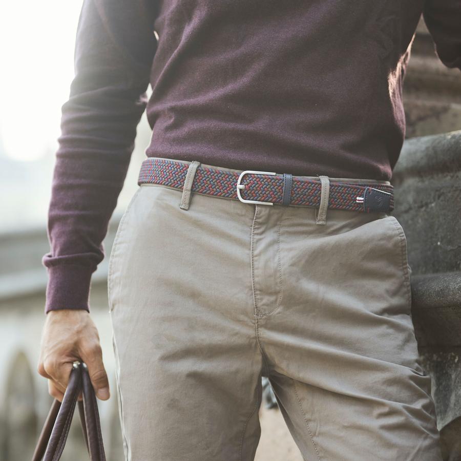 Munich TRIO bleu marin & bourgogne & marron - La Boucle