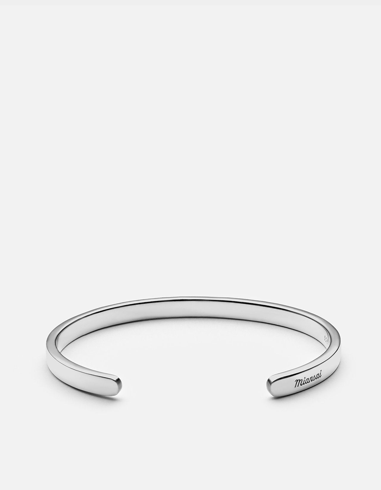 Miansai - Bracelet The Singular Cuff, argent sterling