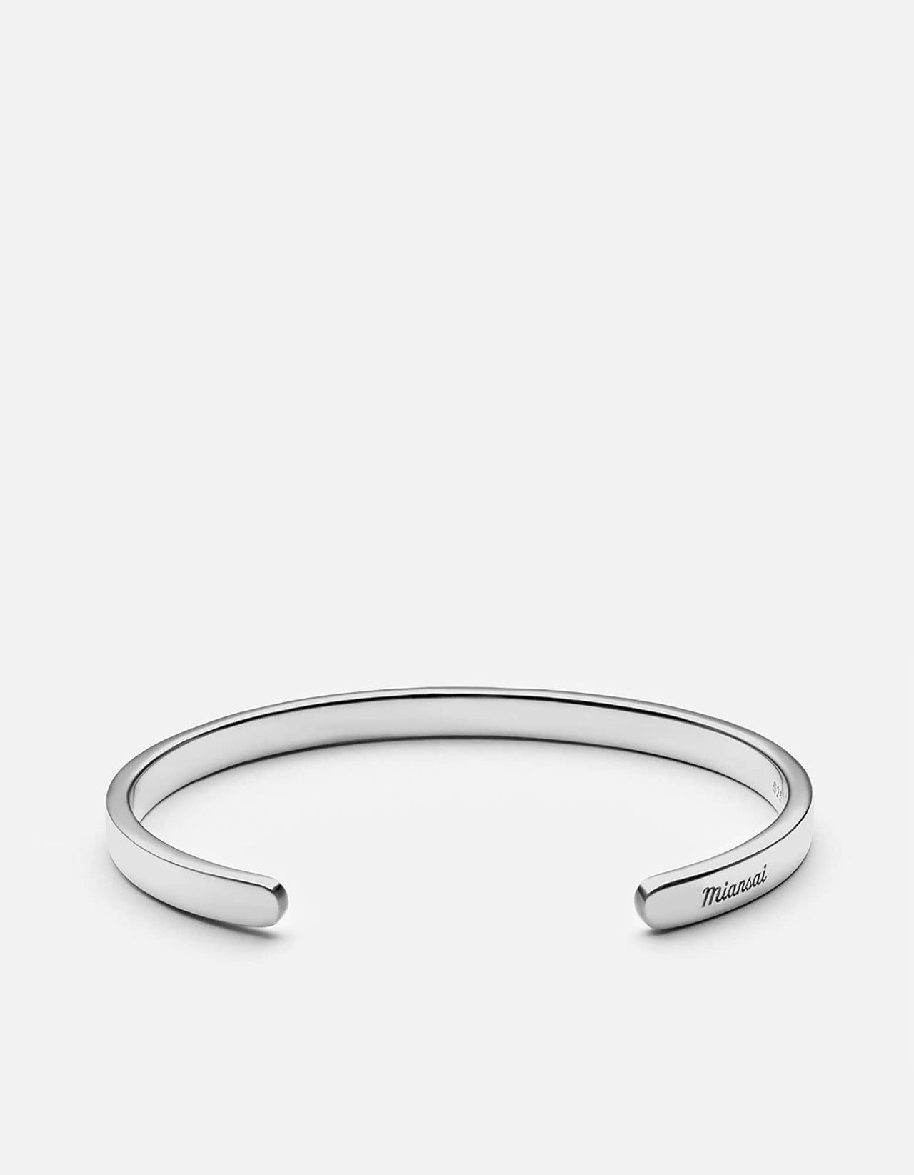 Miansai - Bracelet The Singular Cuff, argent sterling