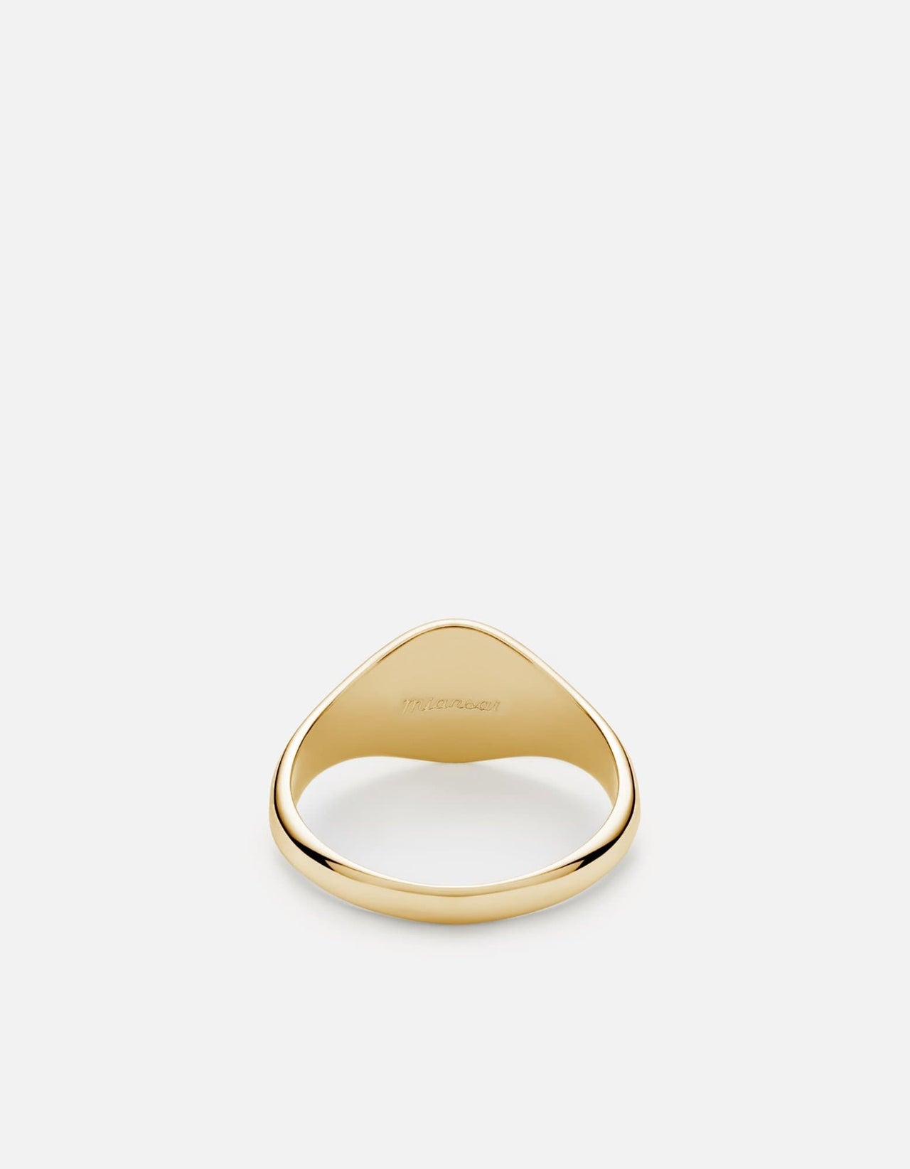 Miansai - Bague Signet ''Solar'', or vermeil