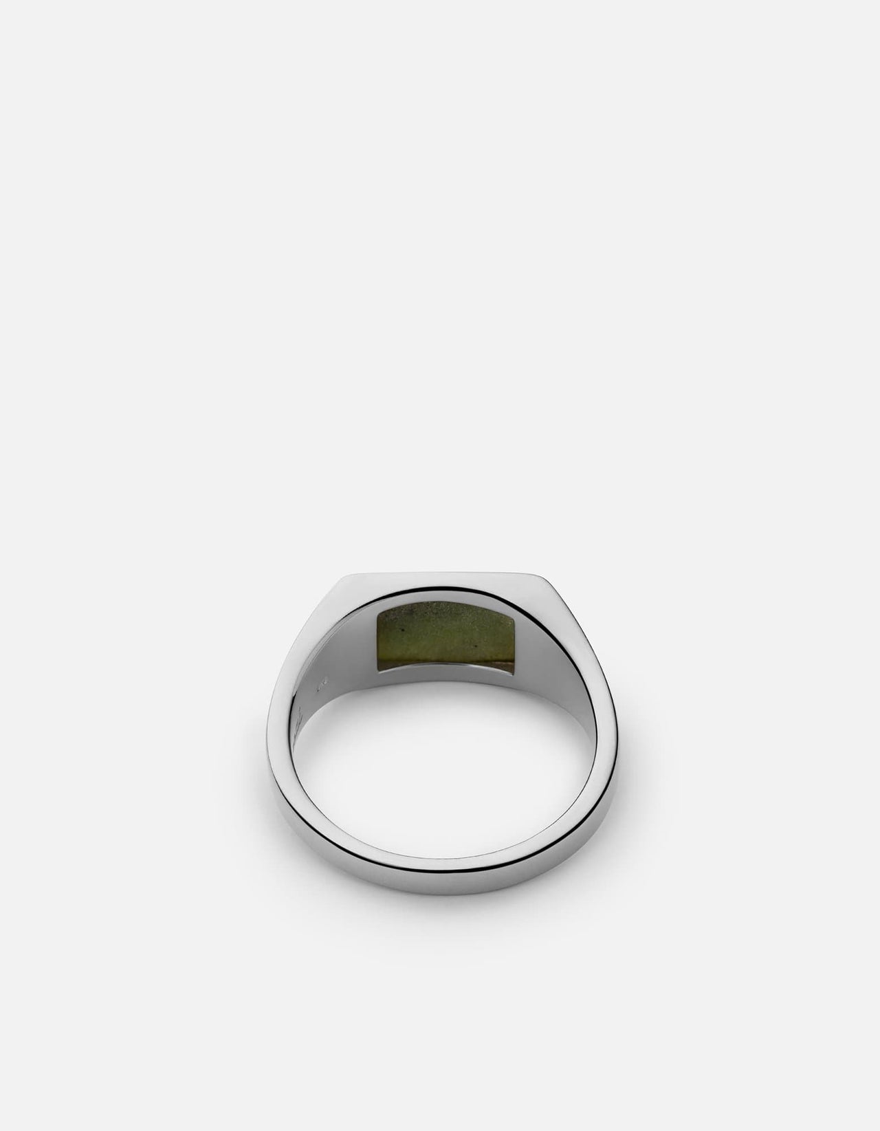 Miansai - Bague Lennox en jaspe, argent sterling