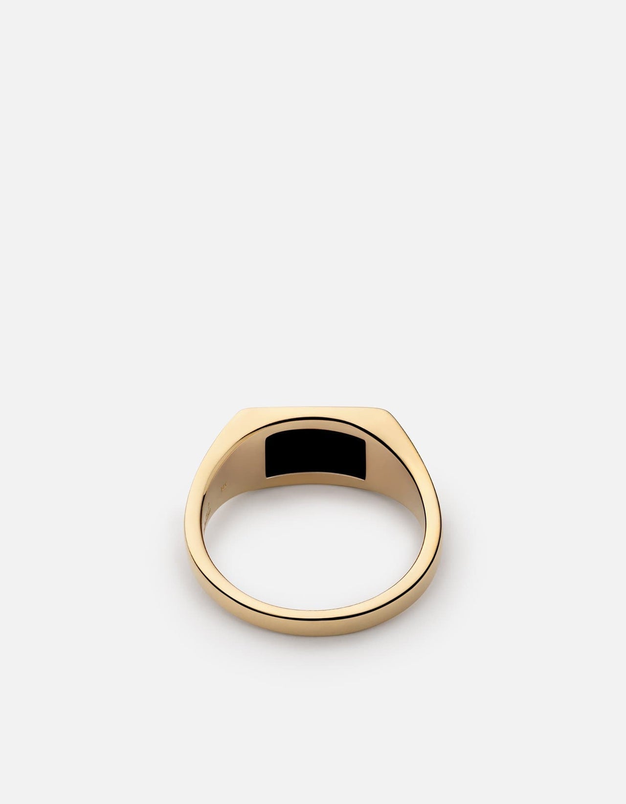 Miansai - Bague Lennox  Or 14k/ Noir Onyx