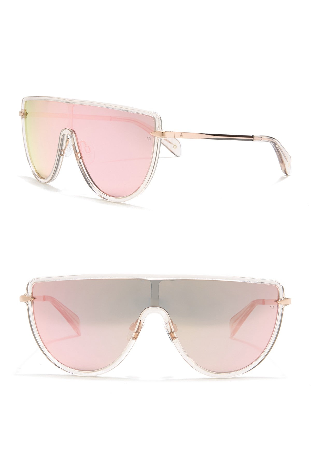 Rag & Bone - Lunettes Femmes - Rose/Gris