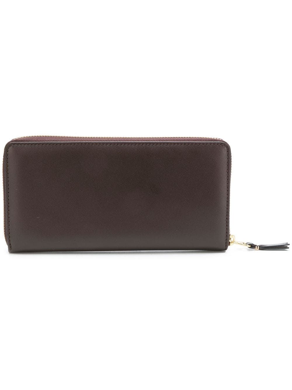 Comme des Garçons - Rectangular wallet with zipper - brown