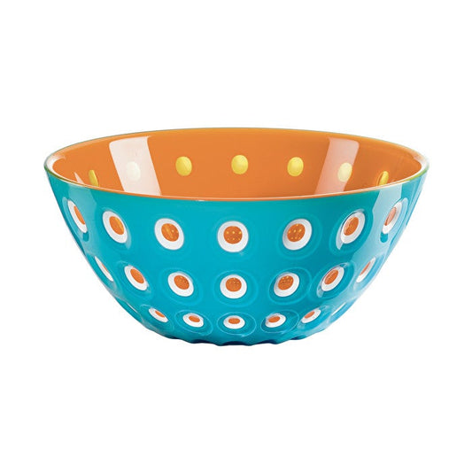 GUZZINI | GRAND BOL "LE MURRINE" - BLEU CIEL / ORANGE