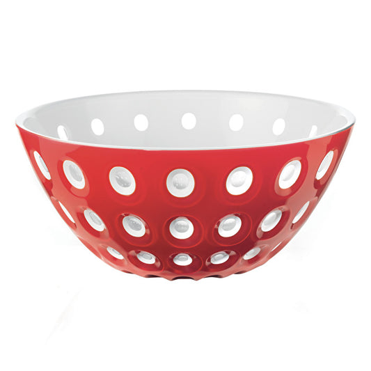 GUZZINI | GRAND BOL "LE MURRINE" - ROUGE/BLANC