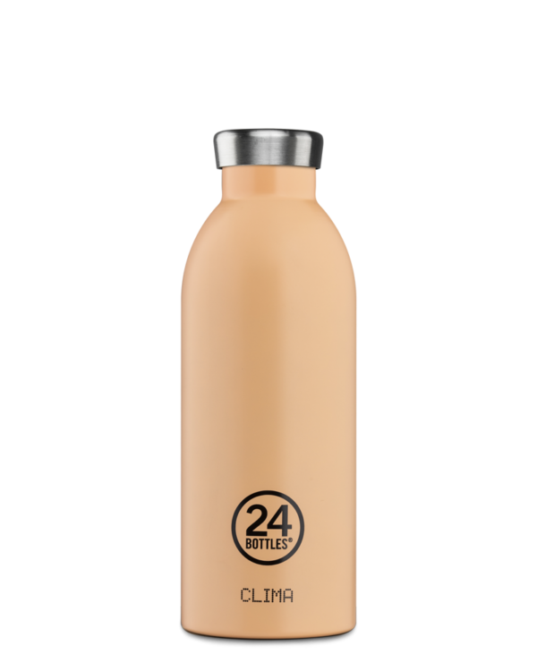 Reusable bottle 24 Bottles - Peach orange 500 ml CLIMA