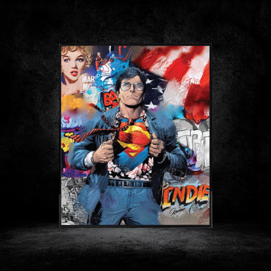 Kaezar Art | Tableau "Clarks VS Superman"