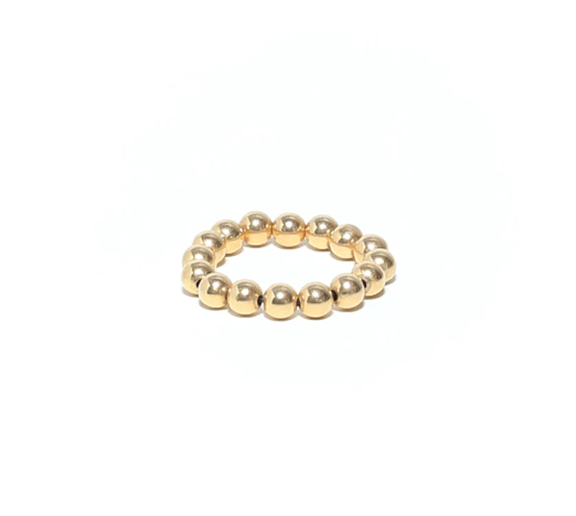 RM KANDY | Bague en perles dorées - Or Rempli 14K
