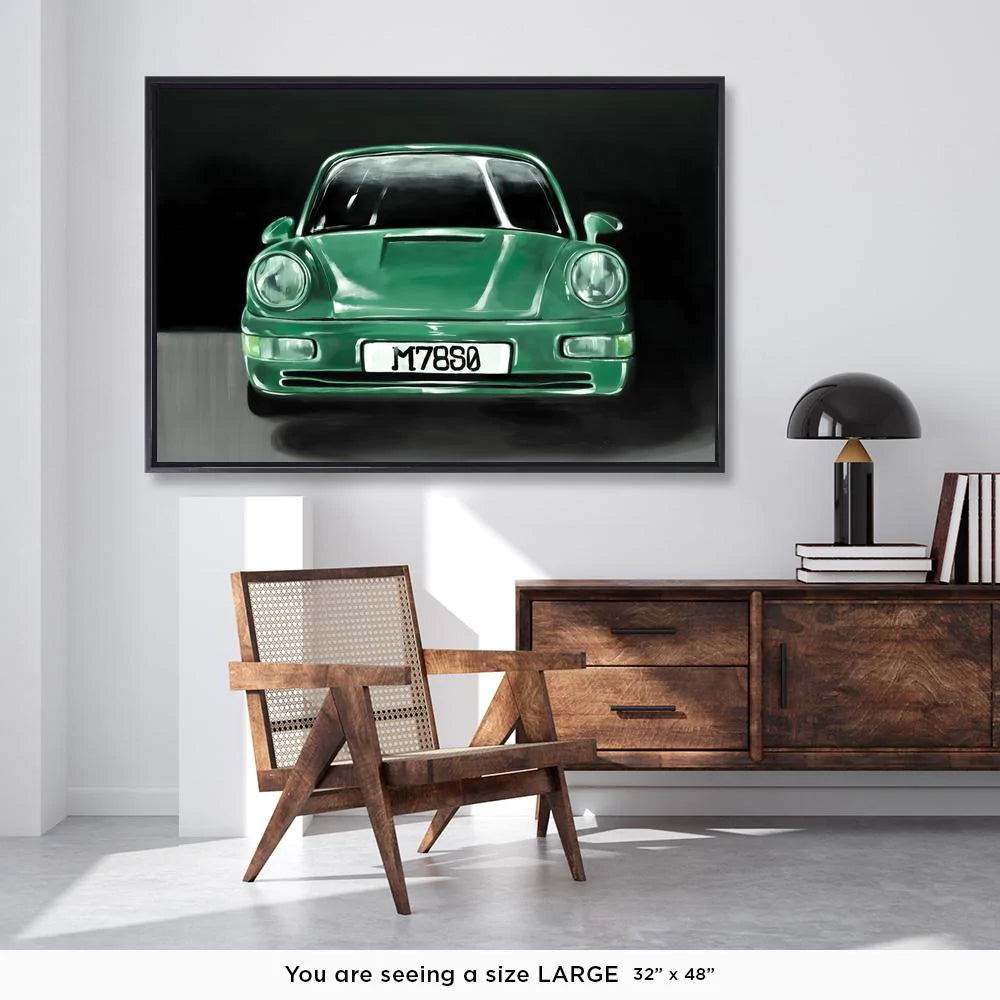 Artsake - Painting "MINT PORSCHE"