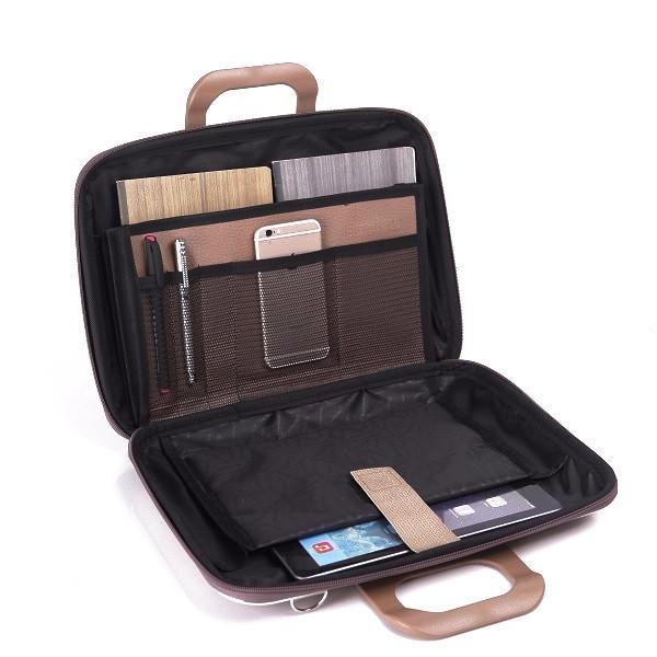 Bombata Firenze Briefcase in Cobalt Blue