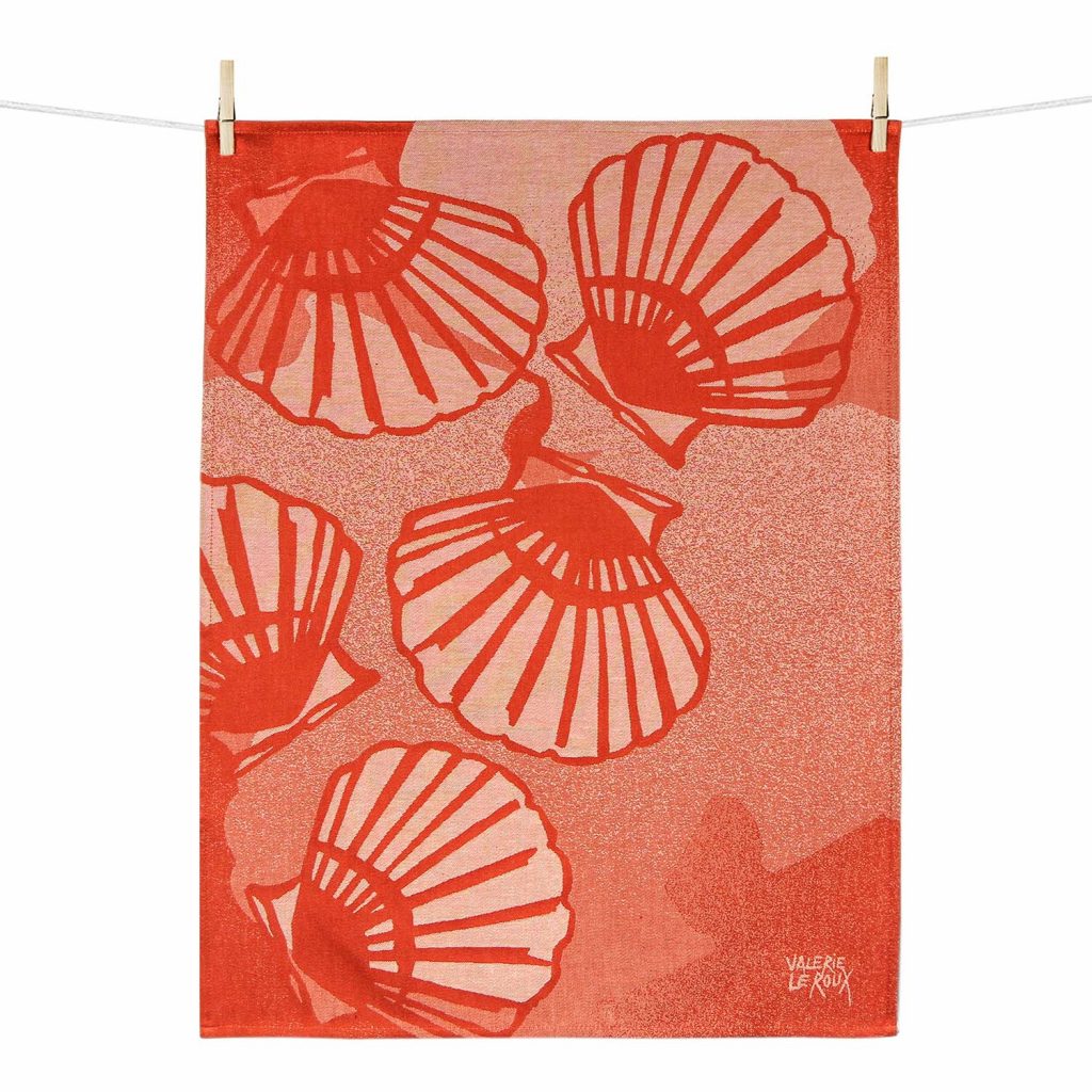 Tissage Moutet | Torchon "Coquilles"