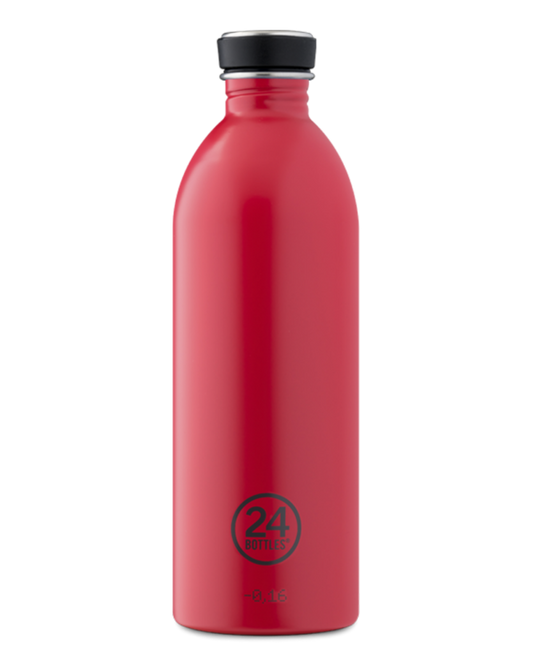 24 Bottles | Bouteille réutilisable URBAN 1000ml  - Rouge
