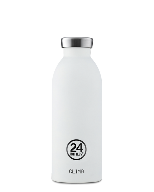 24 Bottles | Bouteille réutilisable CLIMA 500ml - Blanc neige