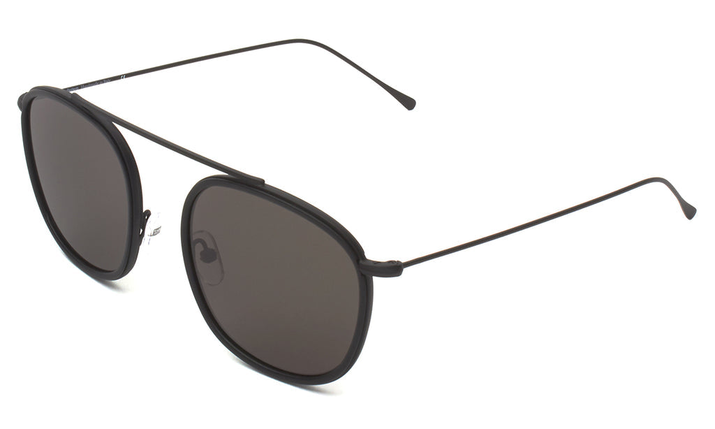 ILLESTEVA - LUNETTE DE SOLEIL "MYKONOS ACE" NOIR MAT / GRIS
