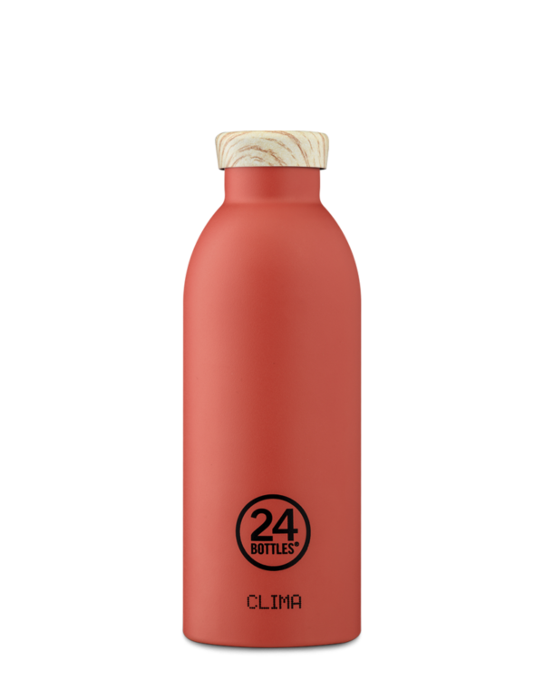 24 Bottles | Bouteille réutilisable CLIMA 500ml -Rouge
