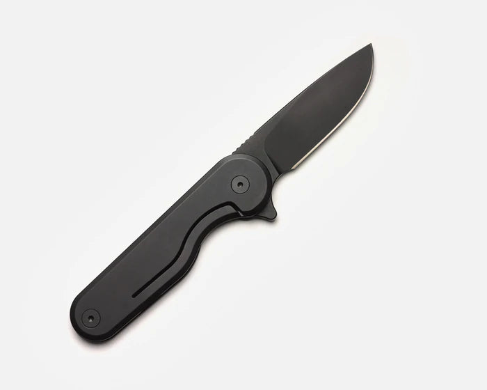Rook knife in black PVD finish steel