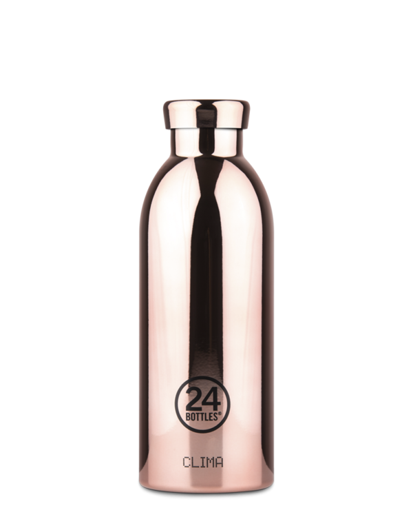 24 Bottles | Bouteille réutilisable CLIMA 500ml - Rose d'or