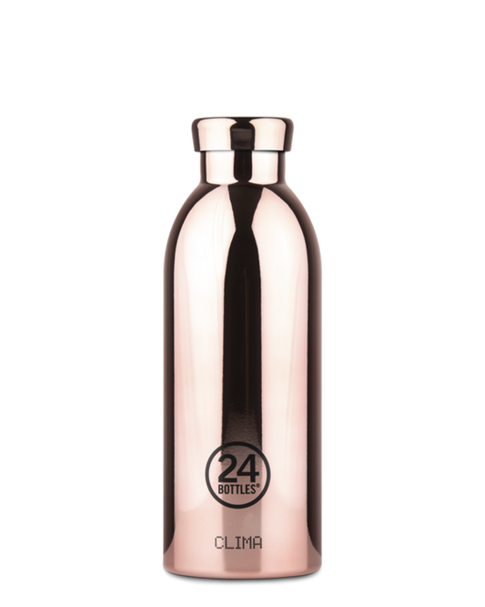 24 Bottles | Bouteille réutilisable CLIMA 500ml - Rose d'or