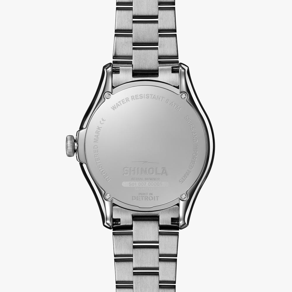 SHINOLA VINTON 38MM WATCH IN BLACK