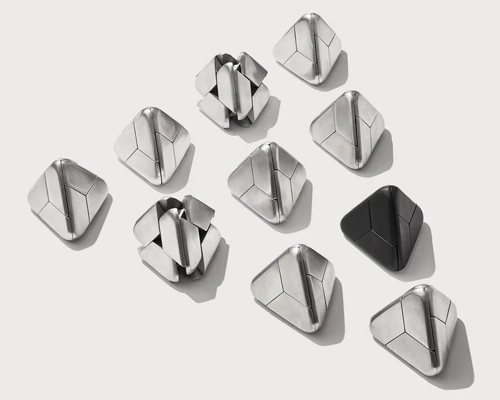 Tetra stainless steel puzzle